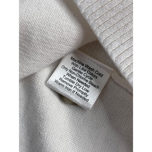 Jos. A. Bank 1905 Men's White Henley Knit Pullover Sweater XL - Picture 5 of 9